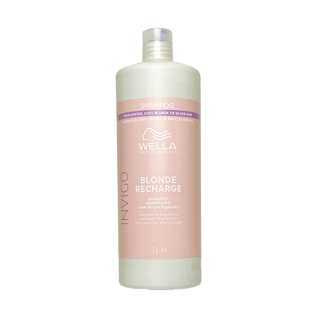 Wella Professionals Invigo Blonde Recharge 1000ml - Sampon - NEW