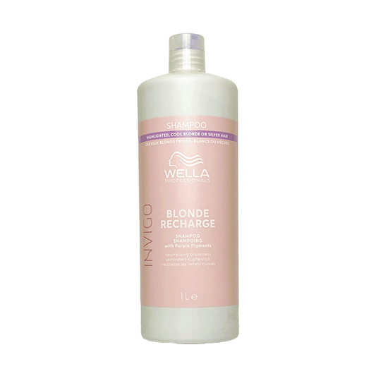 Wella Professionals Invigo Blonde Recharge 1000ml - Sampon - NEW