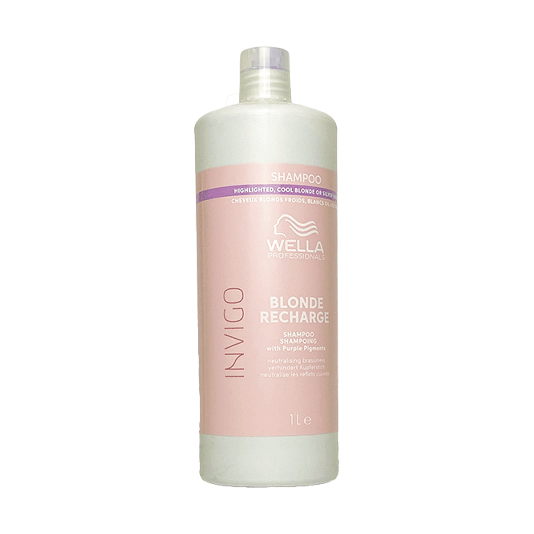 Wella Professionals Invigo Blonde Recharge 1000ml - Sampon - NEW